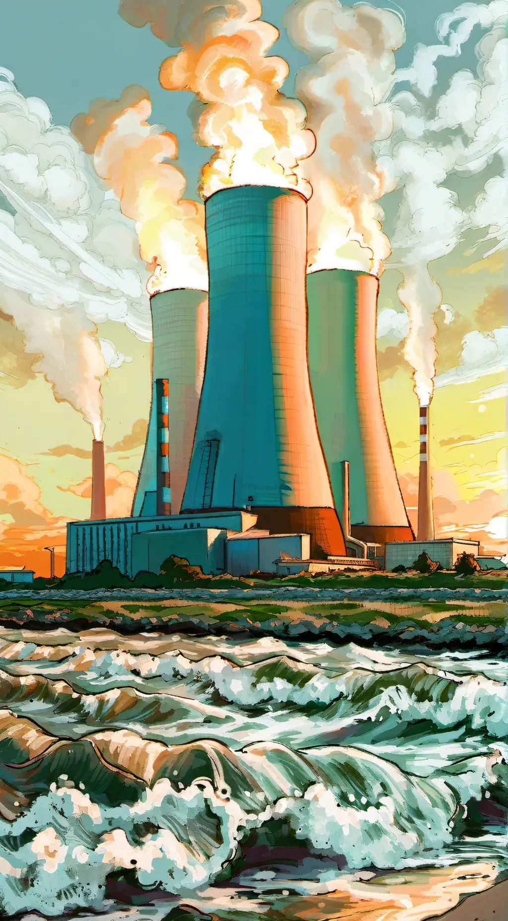 ai character: Power Plant  background