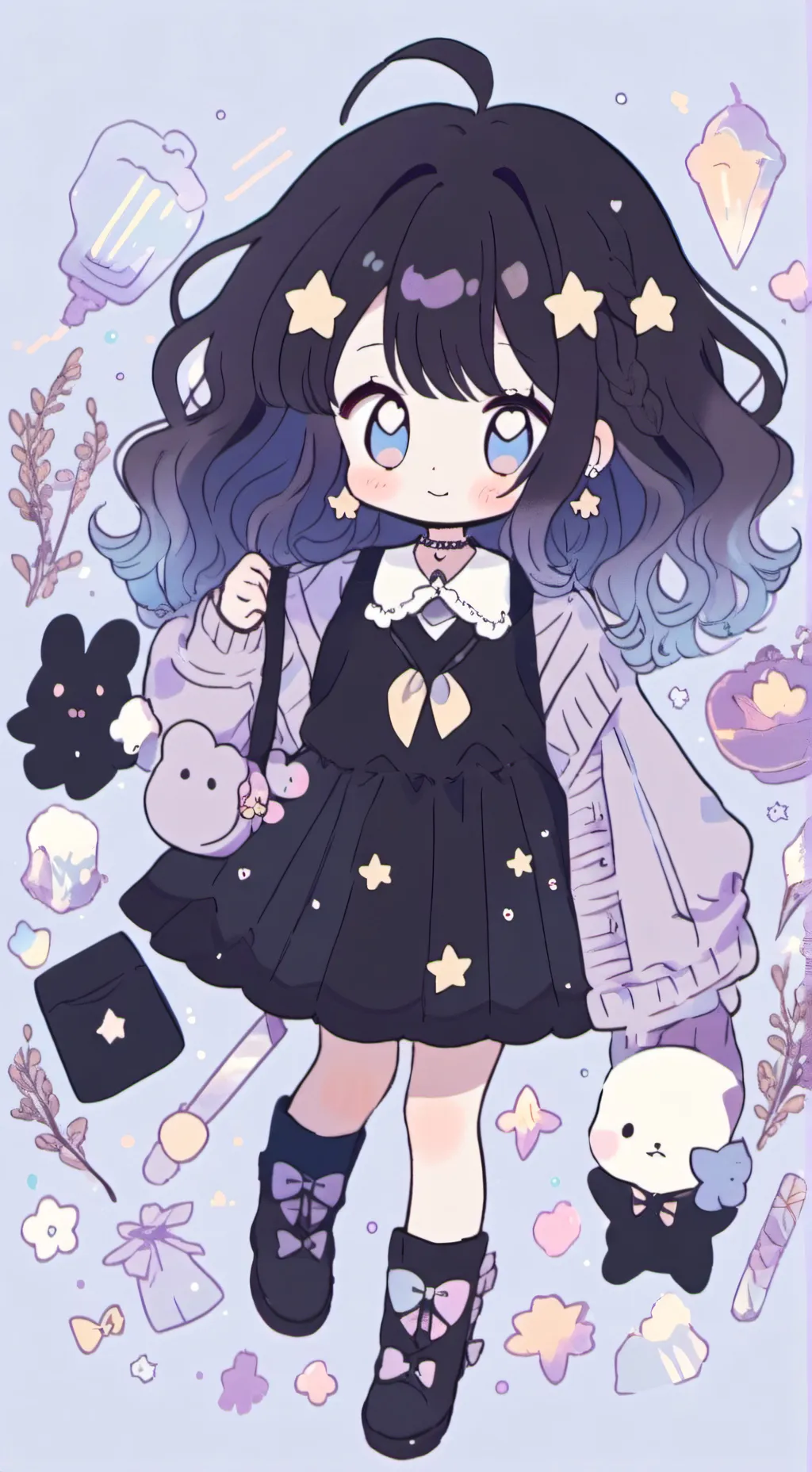 ai character: Todos odian a cap background