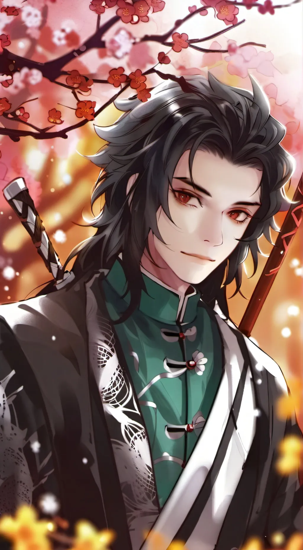 ai character: hello background