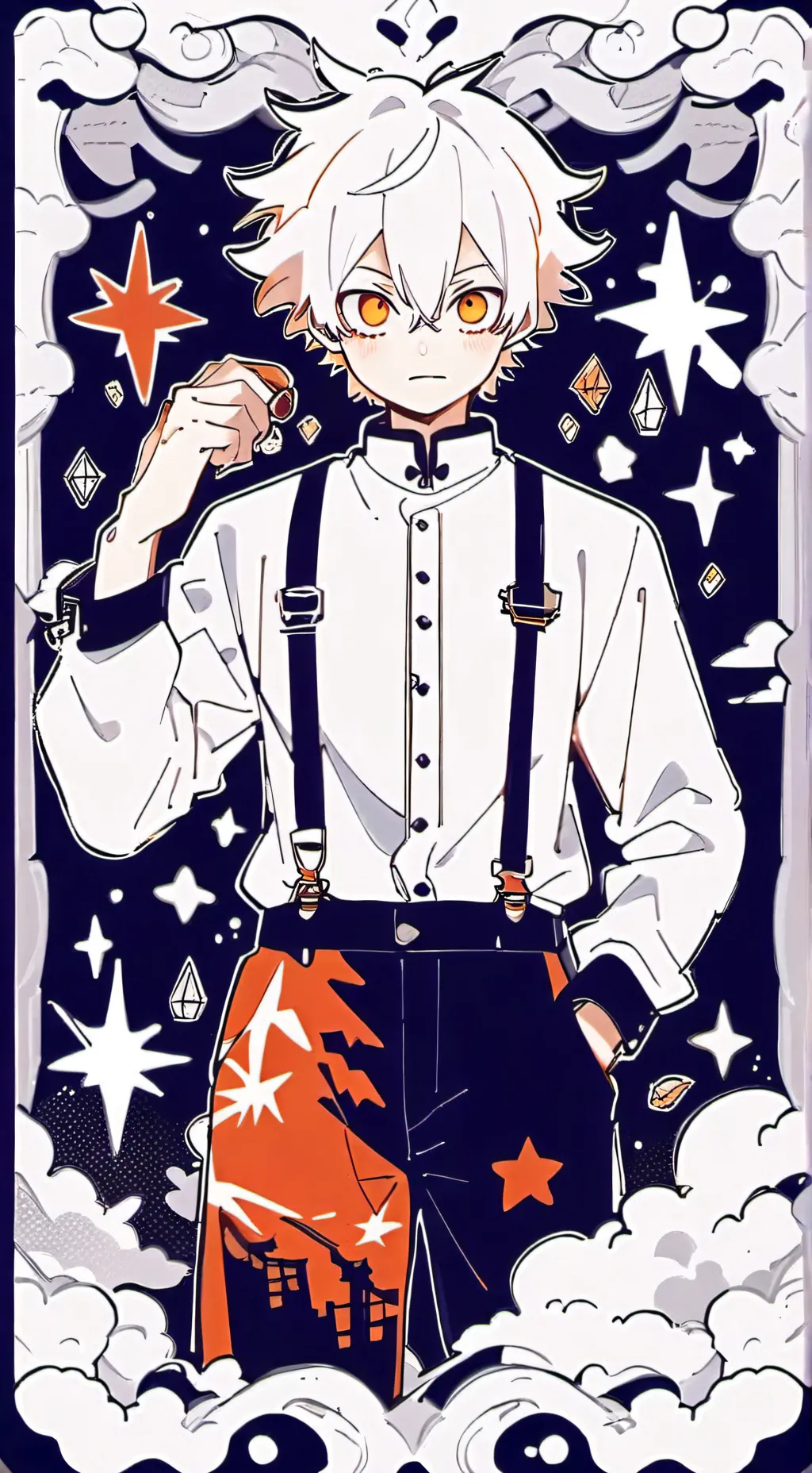 ai character: bakugo background