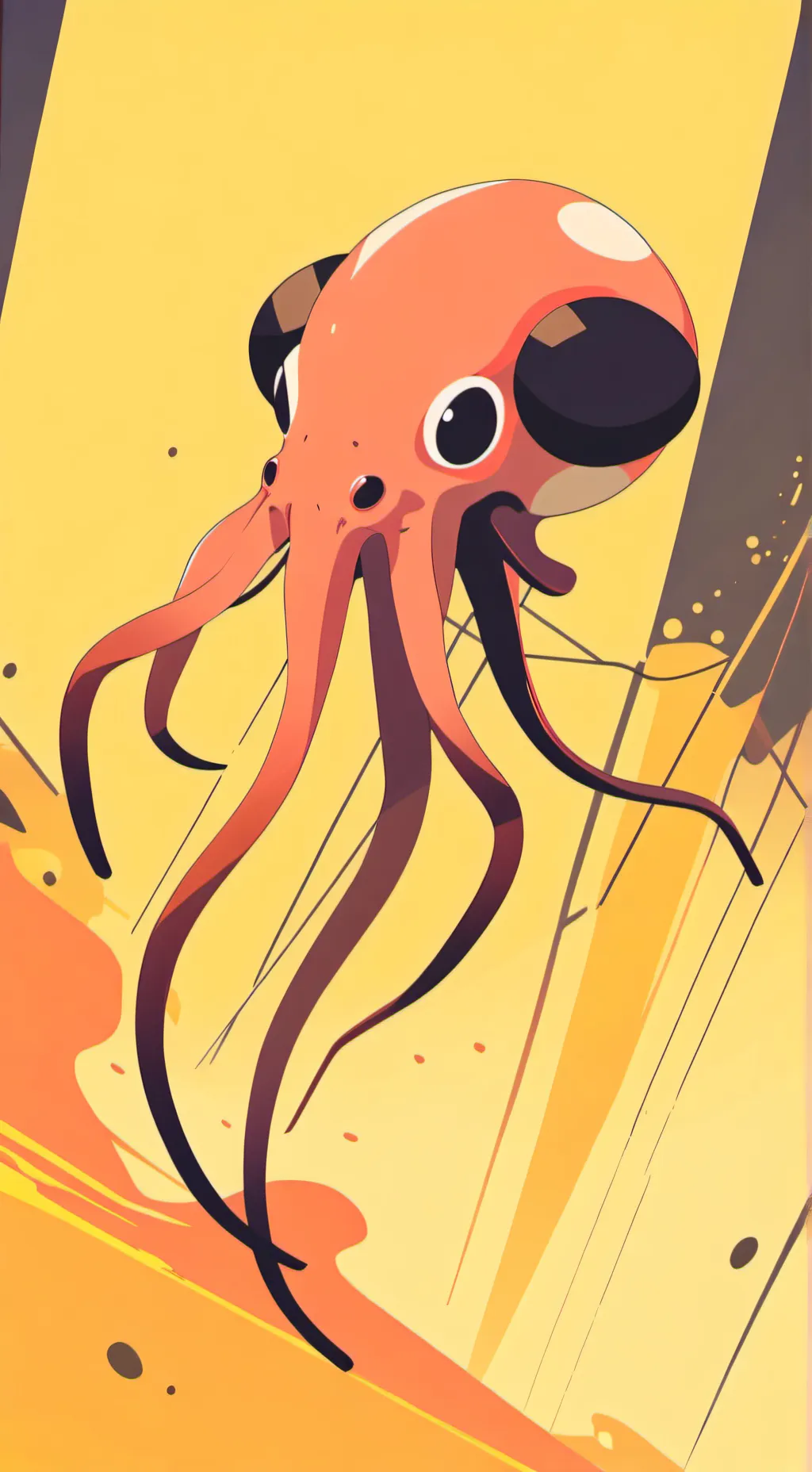 ai character: SprunkiSquidGames! background