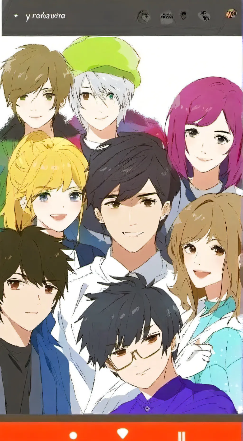 ai character: supre hero friend  background