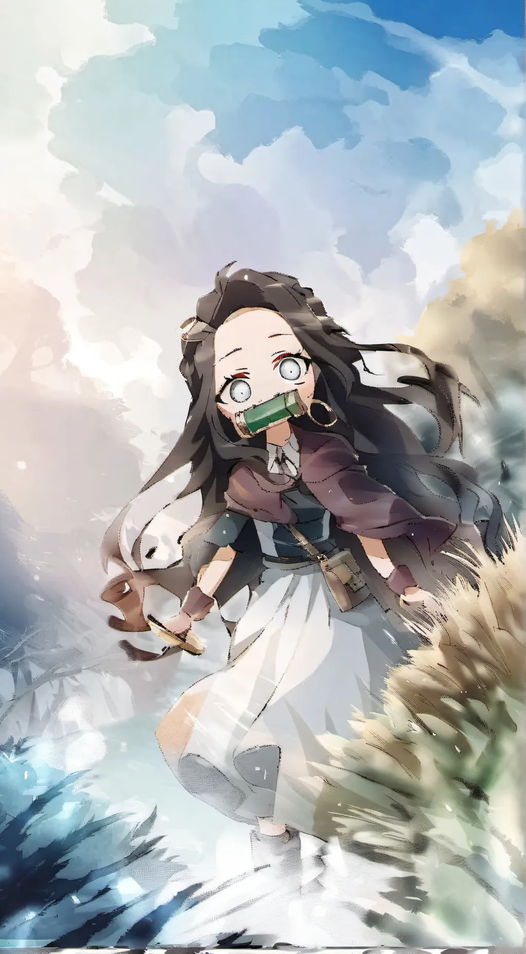 ai character: нецуко background