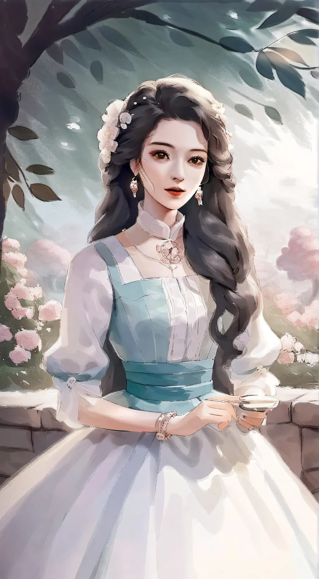 ai character: no sabo XD  background