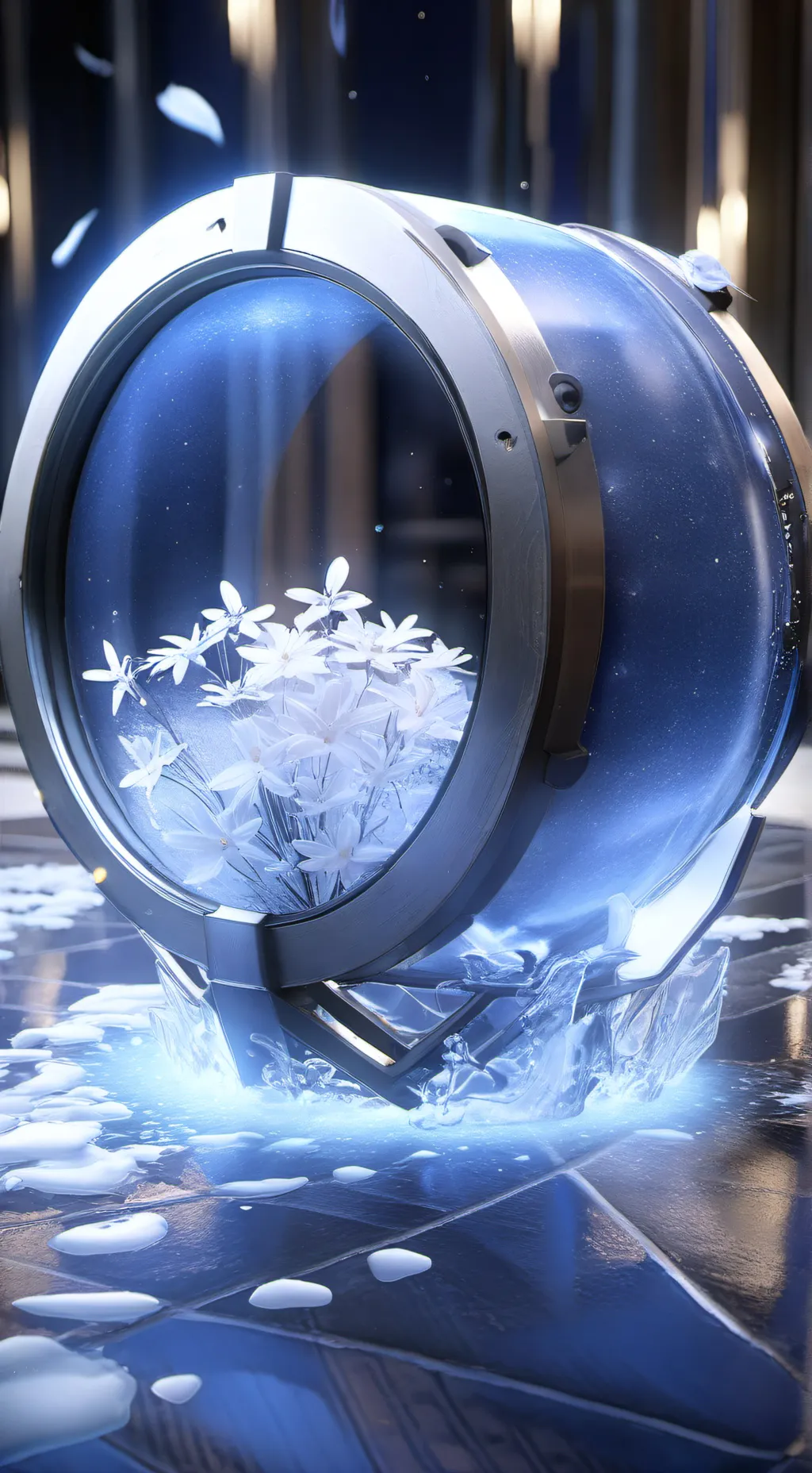 ai character: do u like flowers  background