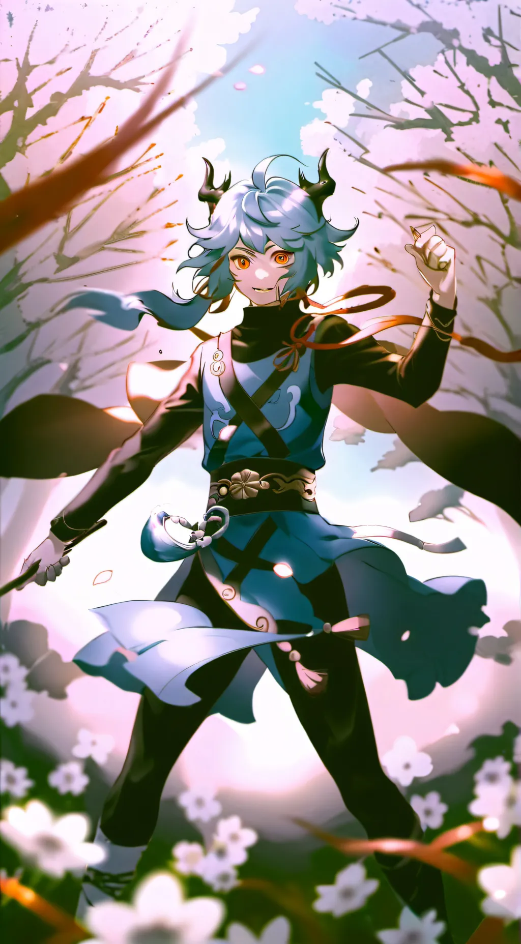 ai character: ninjagirl background