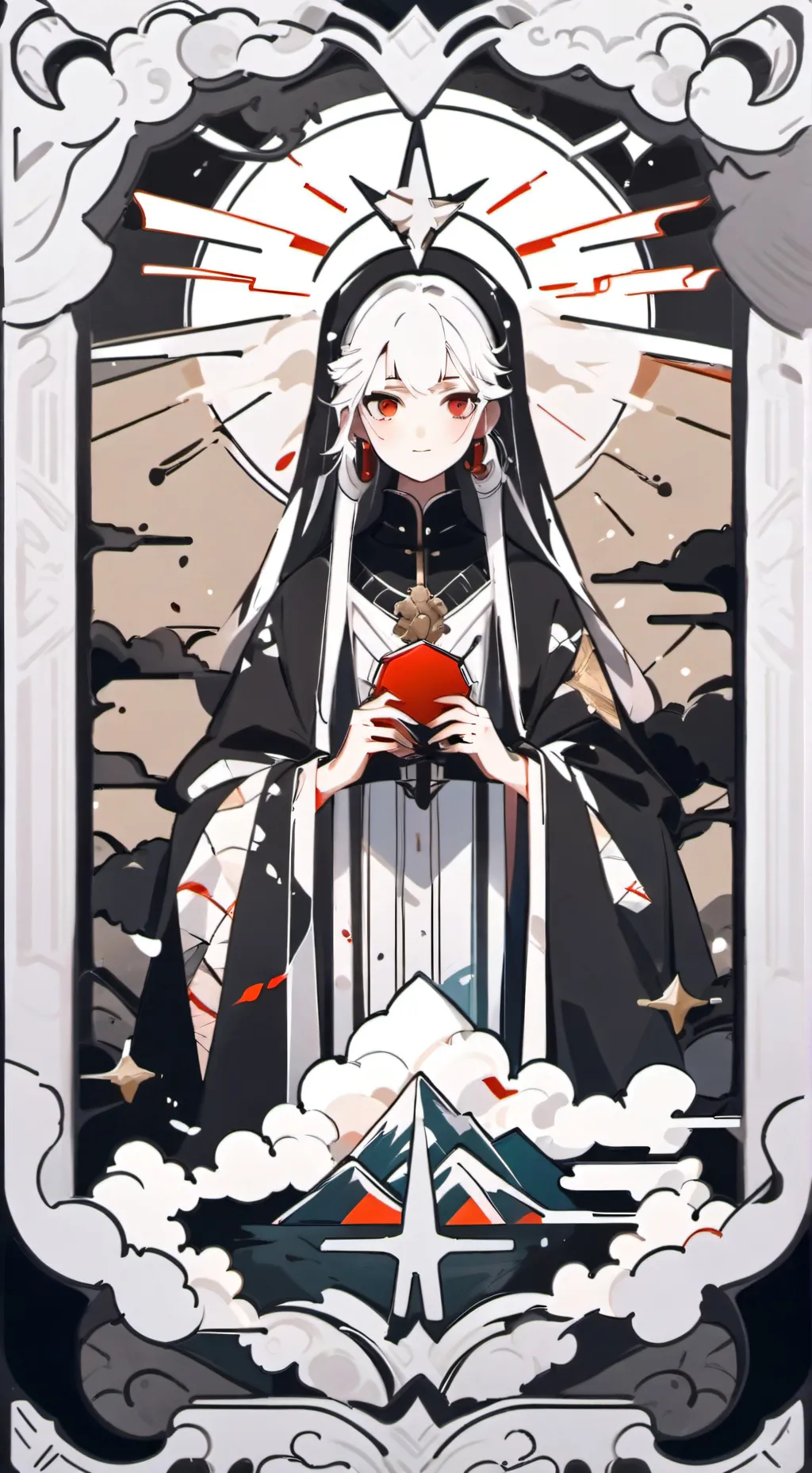 ai character: Aurora yushiki  background