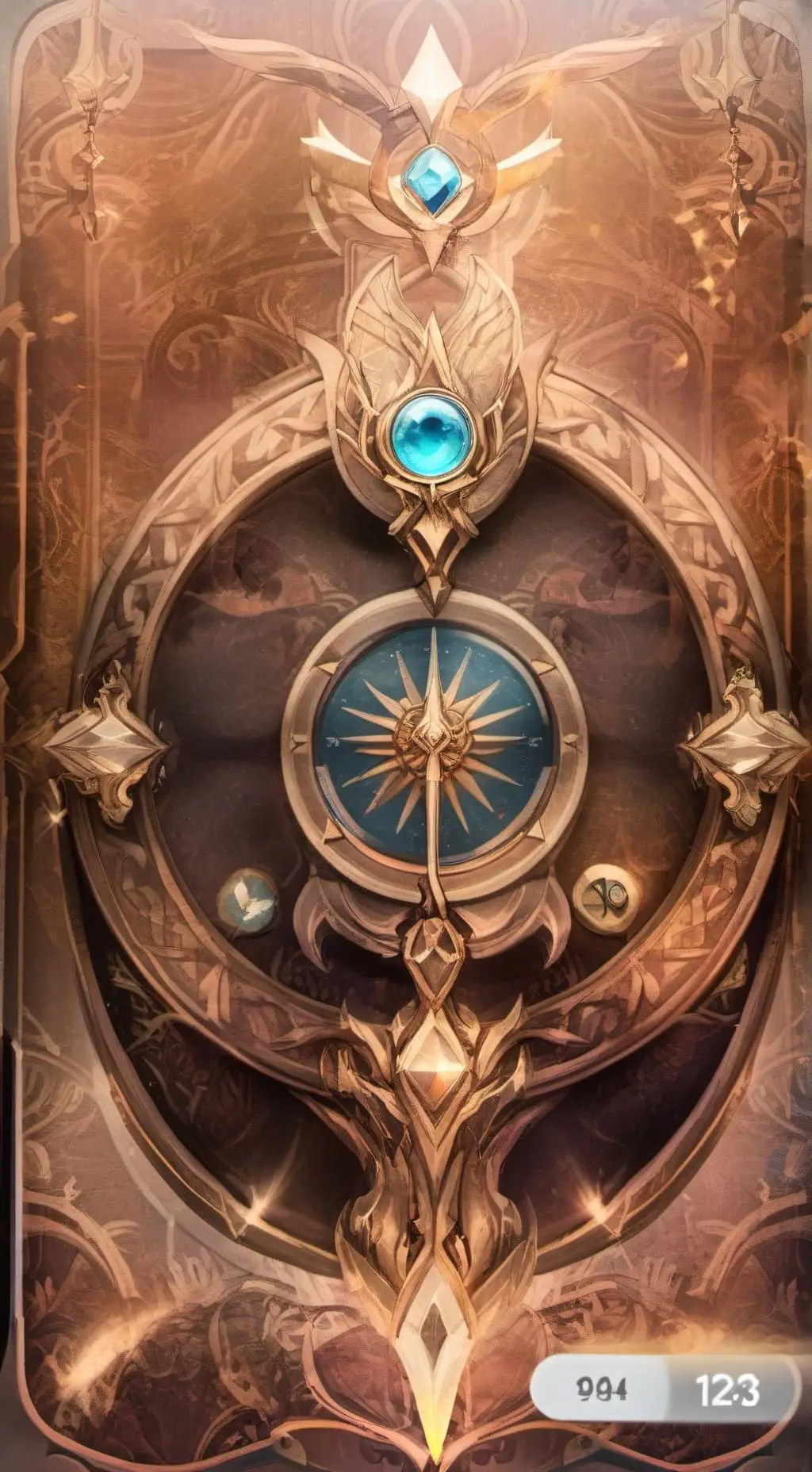 ai character: guard girl again. background