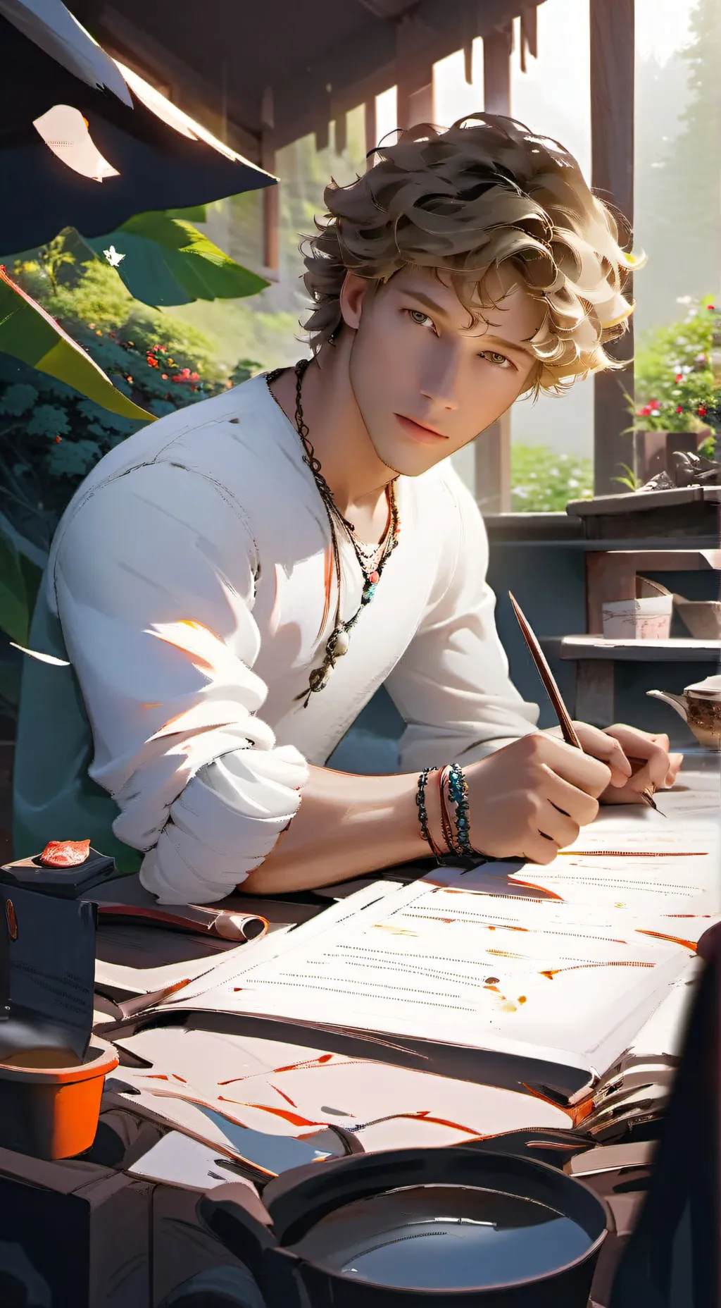 ai character: Andrew background