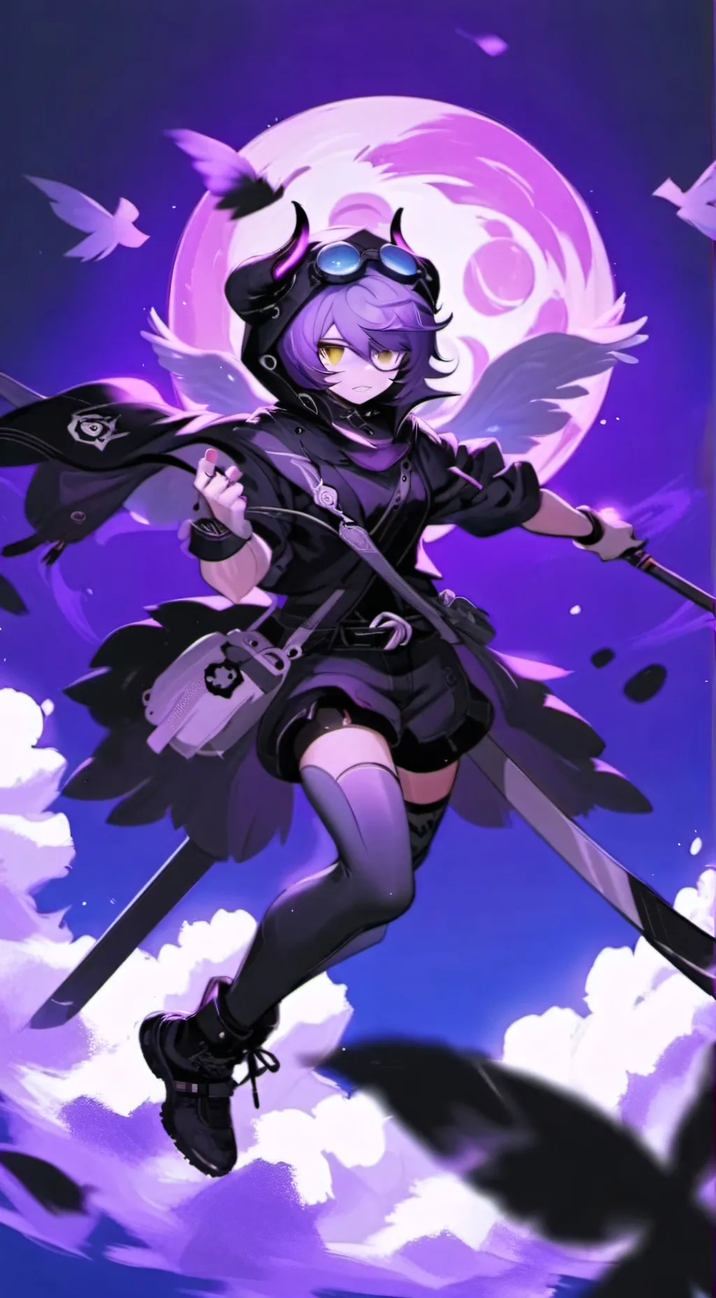 ai character: Uzi-Doonman background