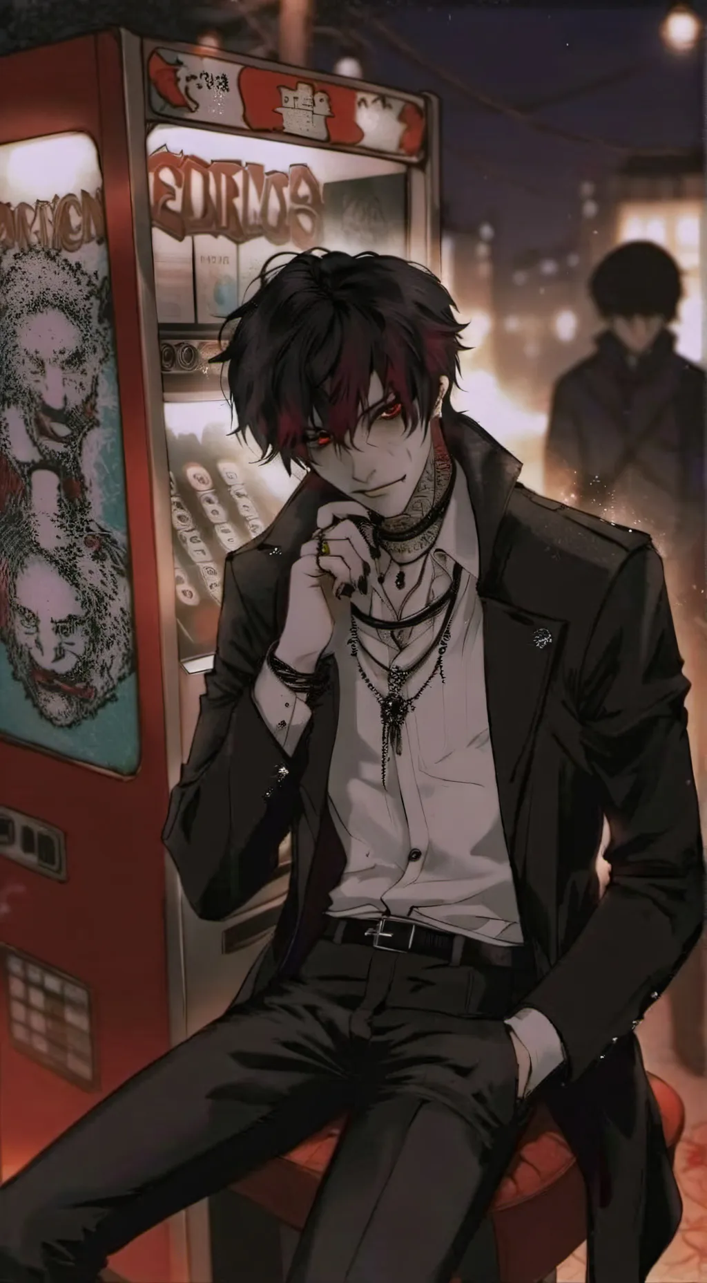 ai character: .•♫•♬• 𝒏𝒊𝒄𝒌•♬•♫•. background