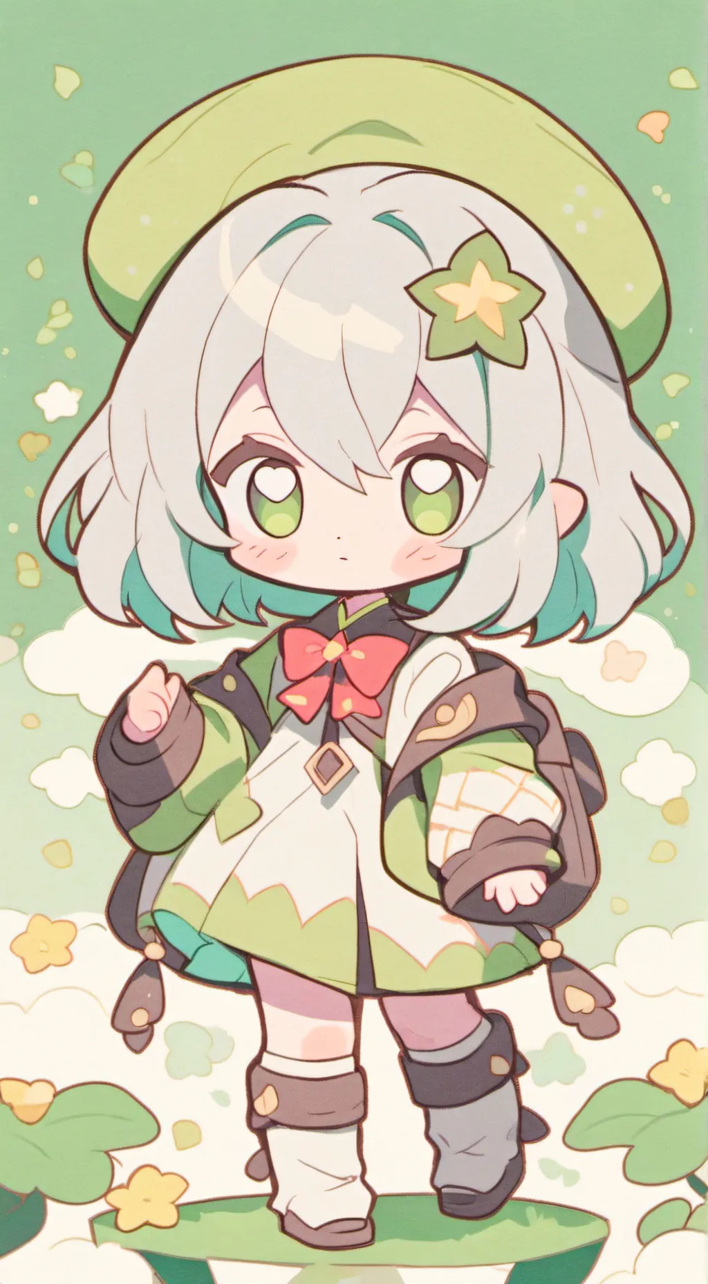 ai character: ur litle baby background