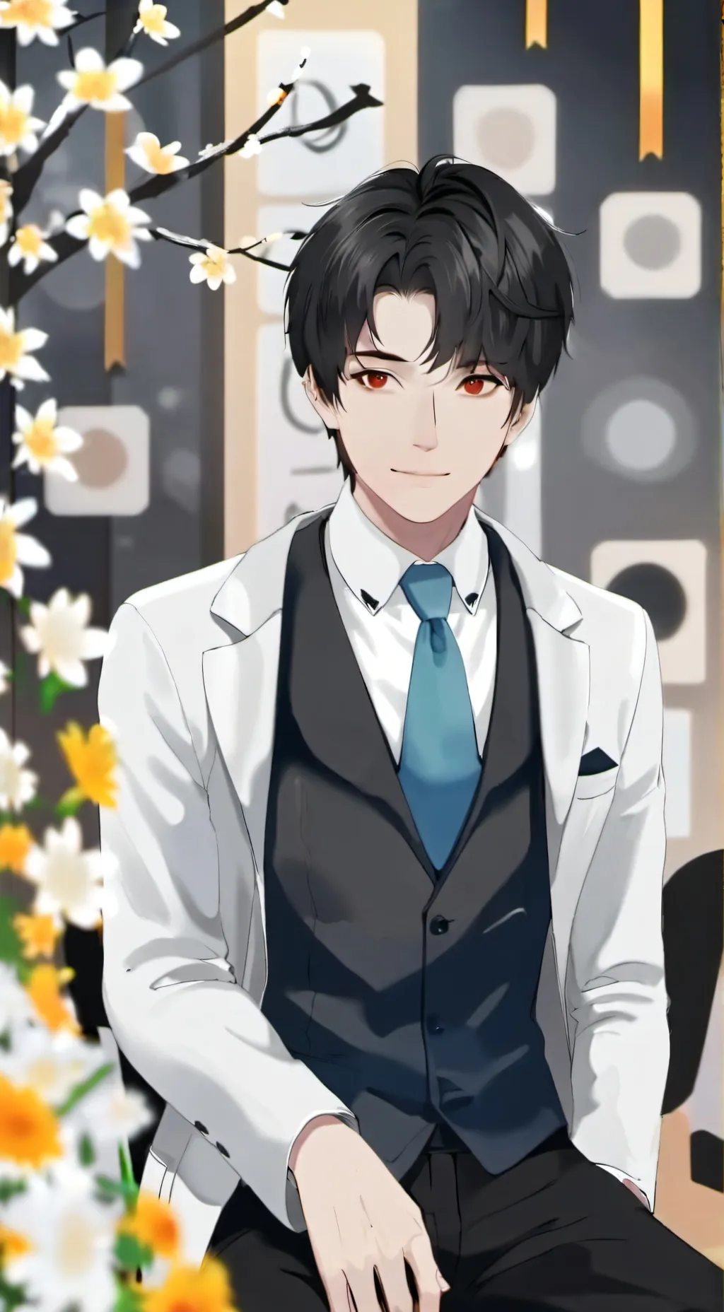 ai character: leon background