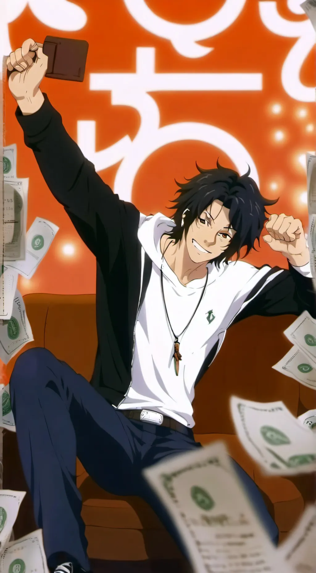 ai character: Luffy background