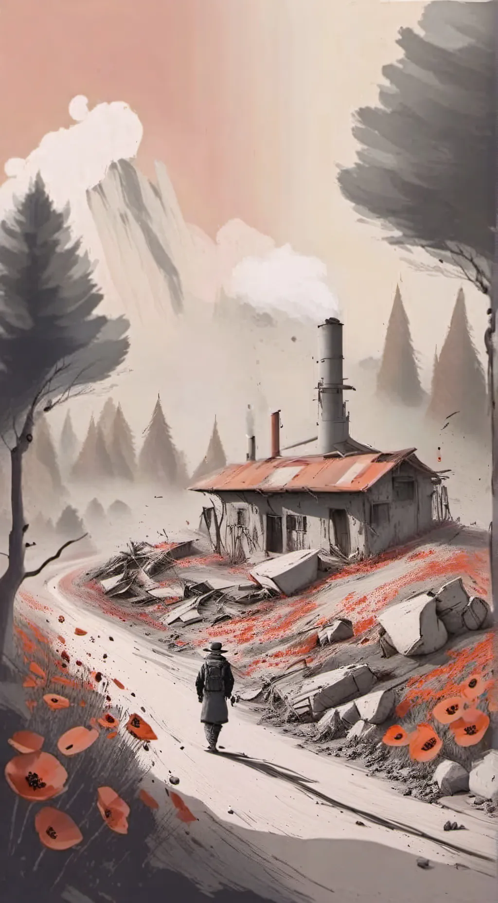 ai character: poppy playtime  background