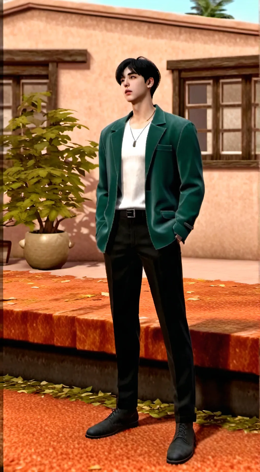 ai character: Seungmin (SKZ) background