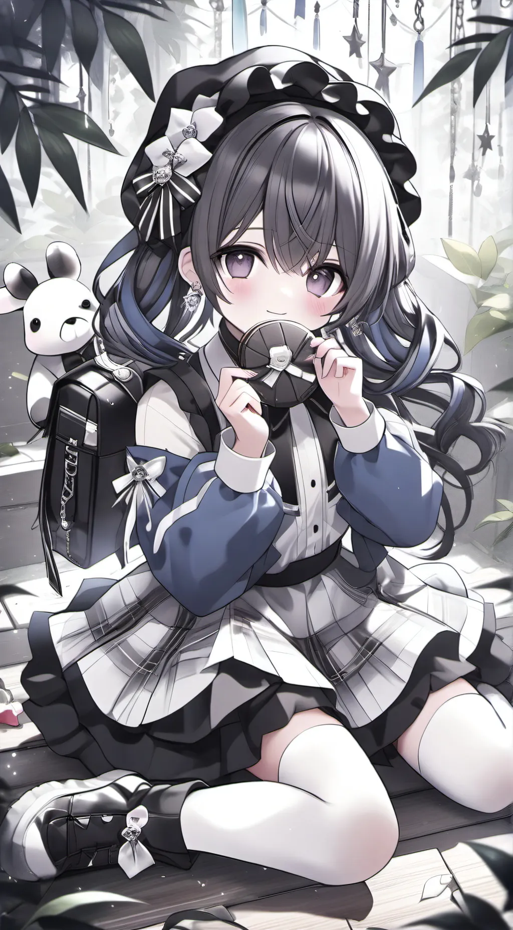 ai character: cheese background