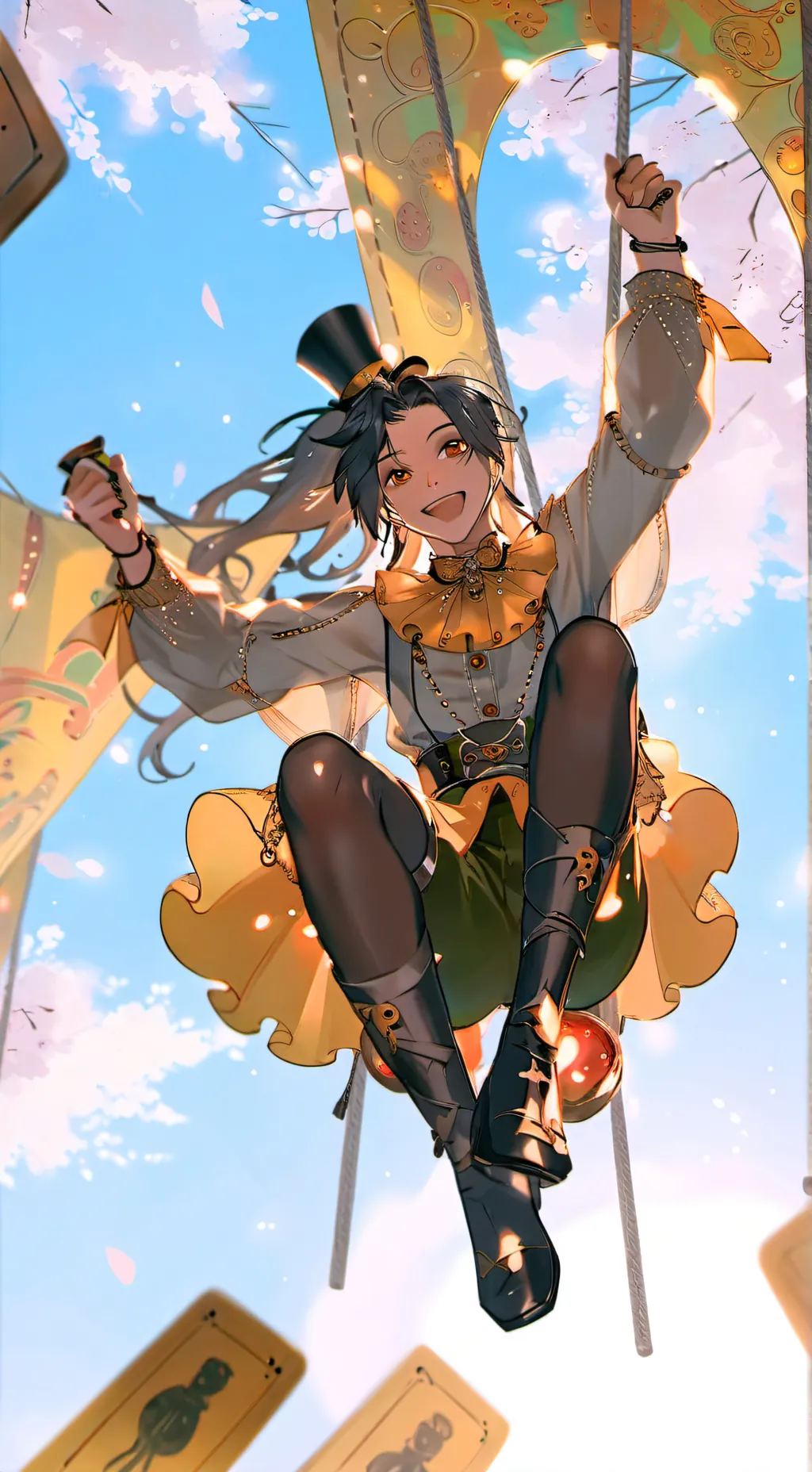 ai character: circo digital background