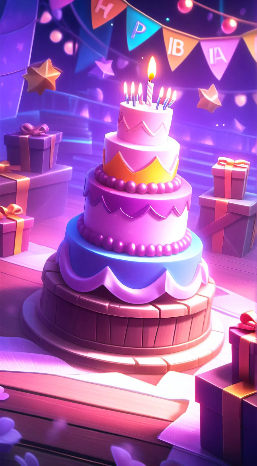 ai character: Skz birthday prank background