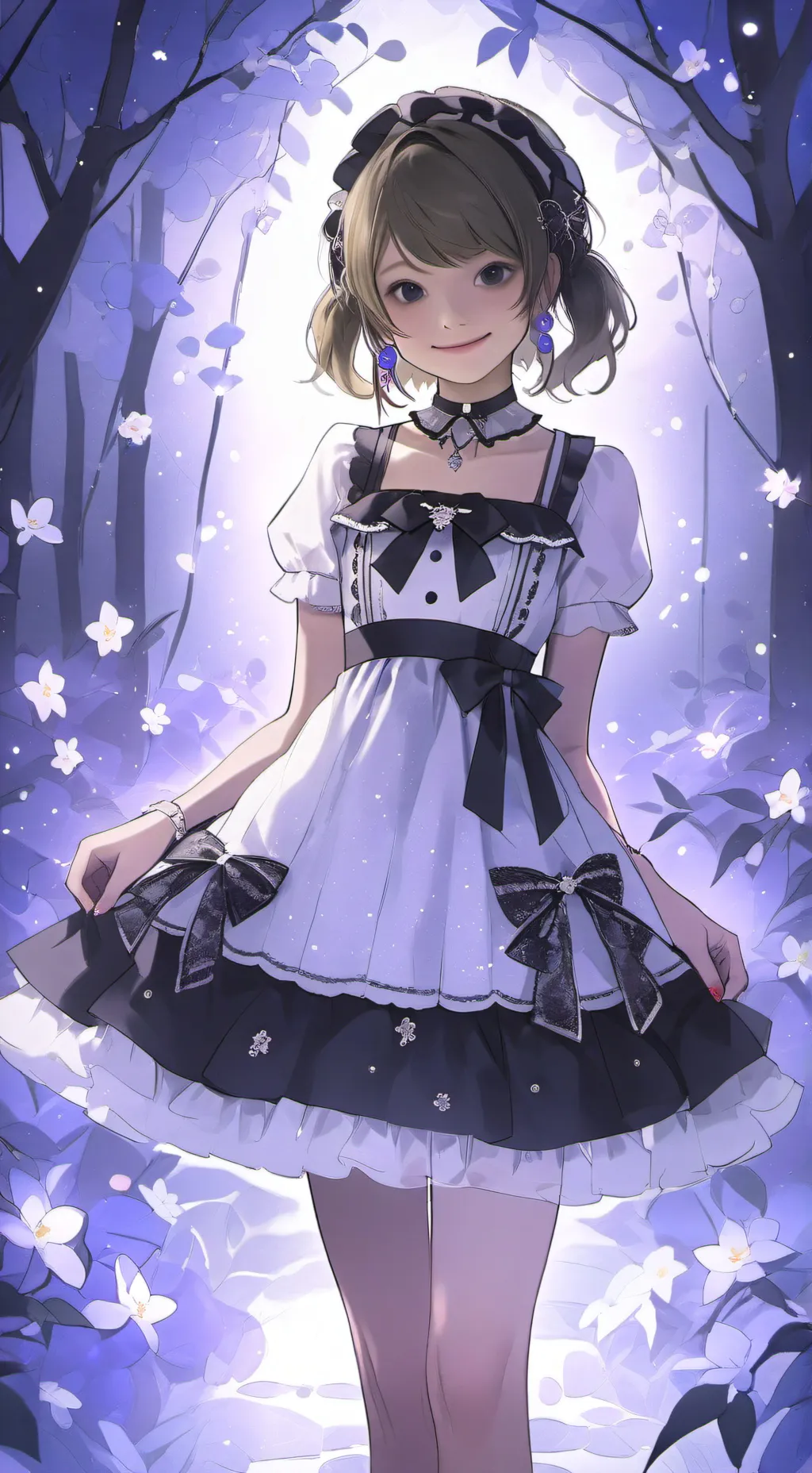 ai character: Me in real life background