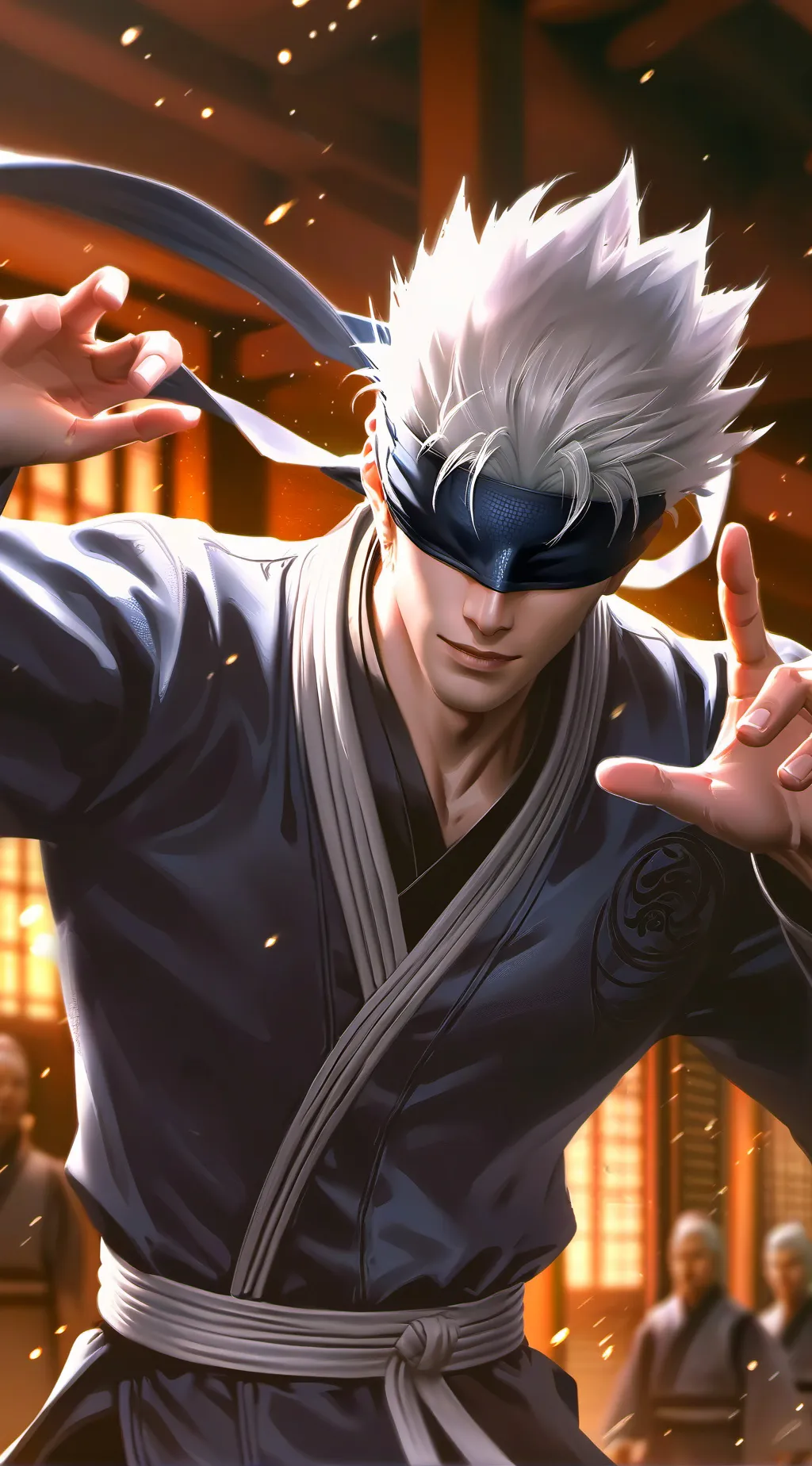 ai character: Satoru Gojo background