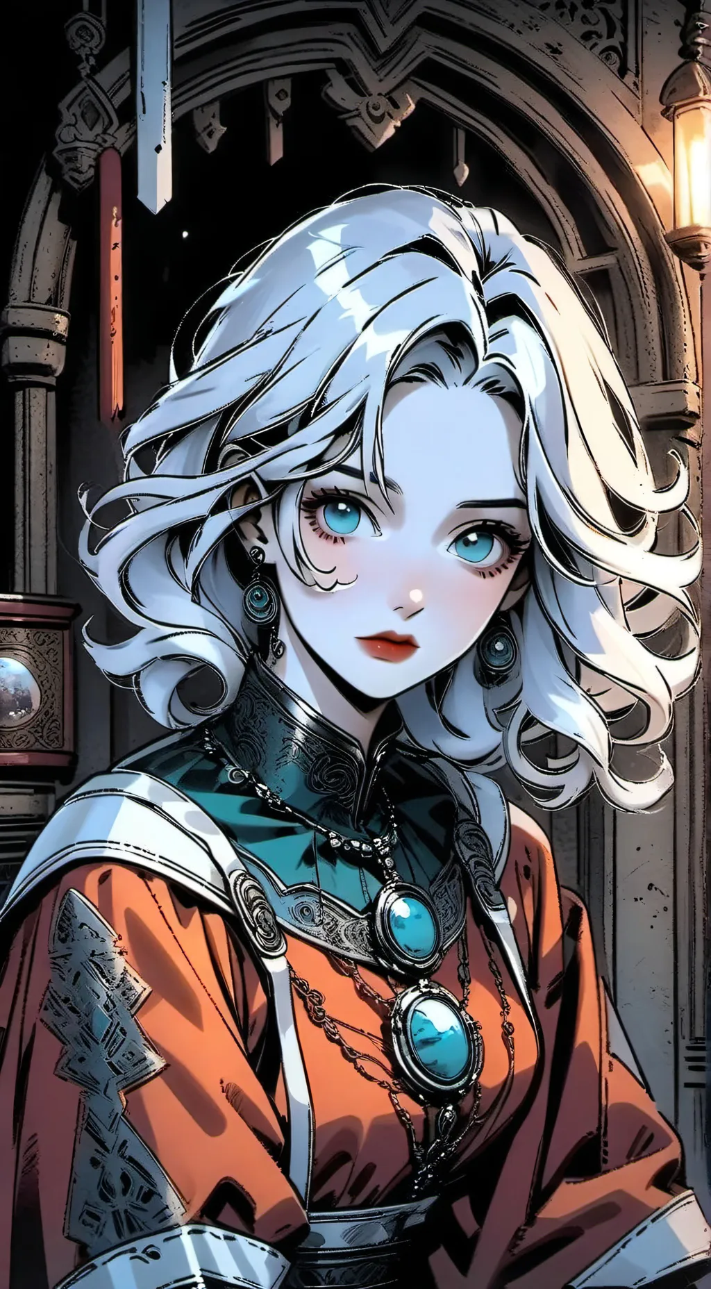 ai character: Вика background