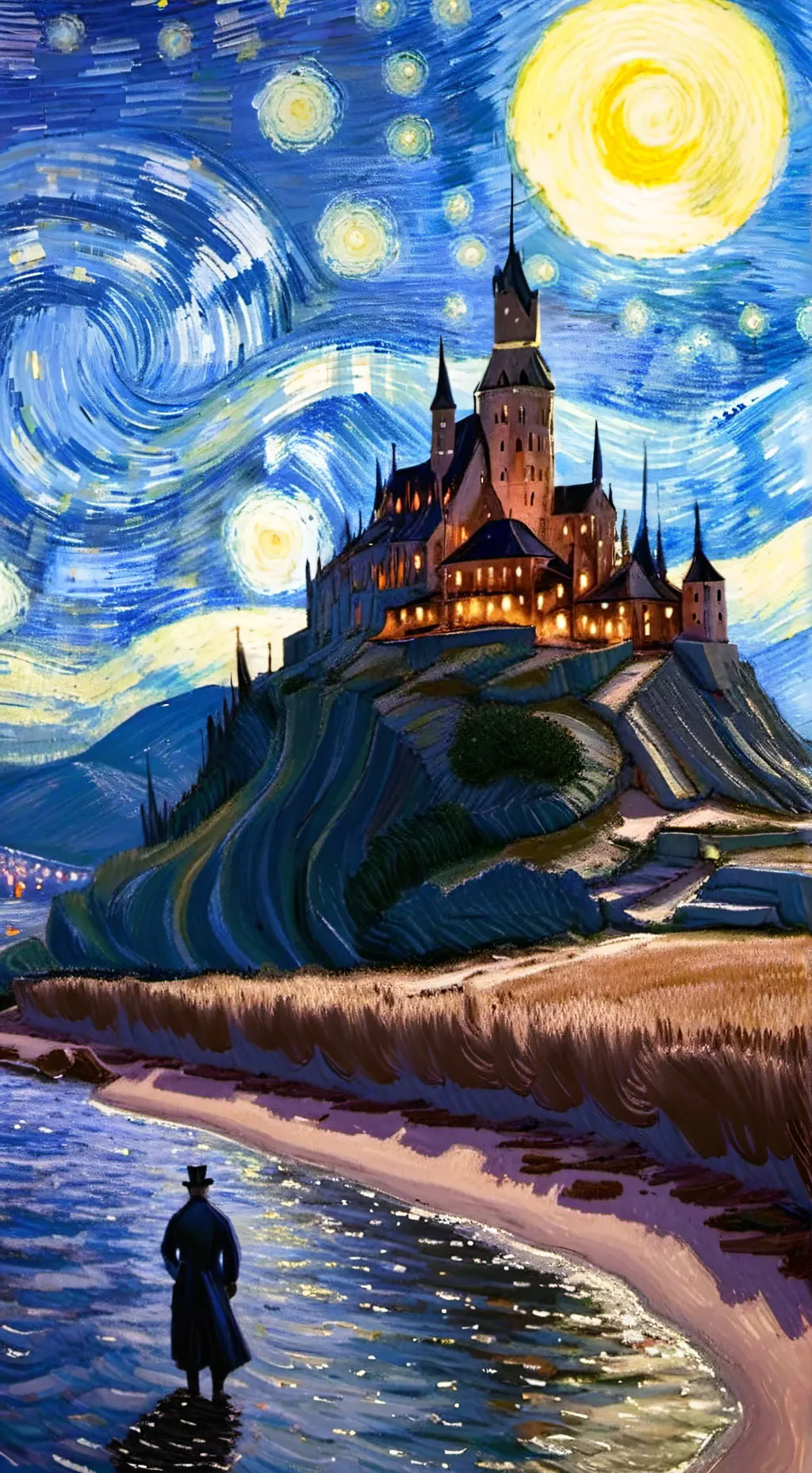 ai character: hogwarts  background