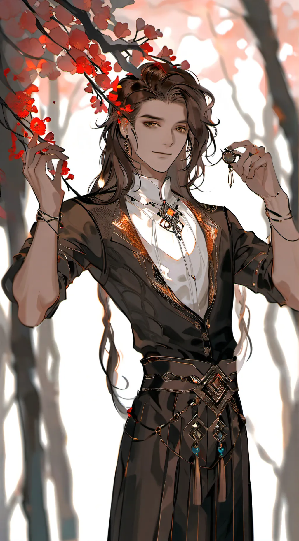 ai character: Adrian  background