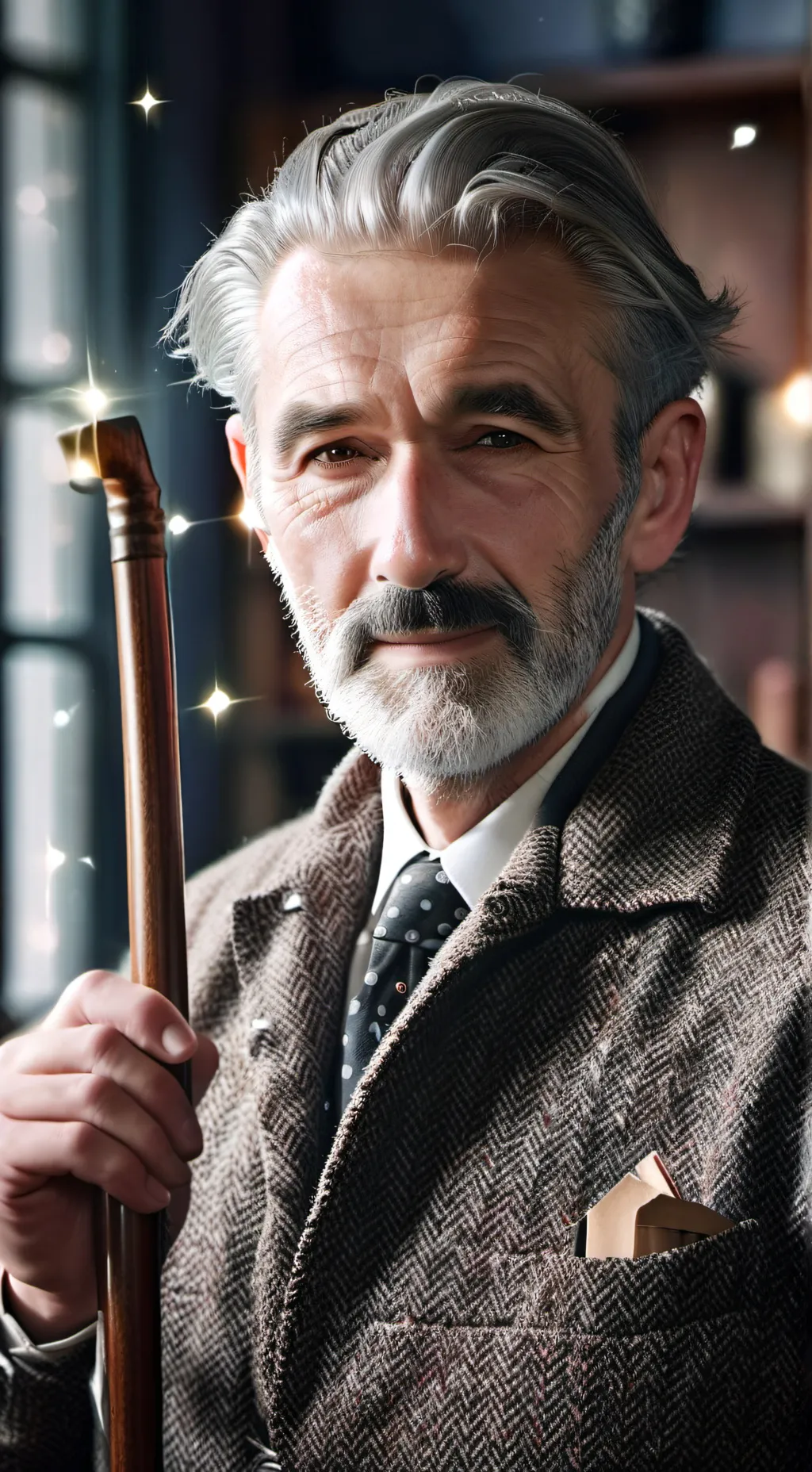 ai character: Sir Whiskers background