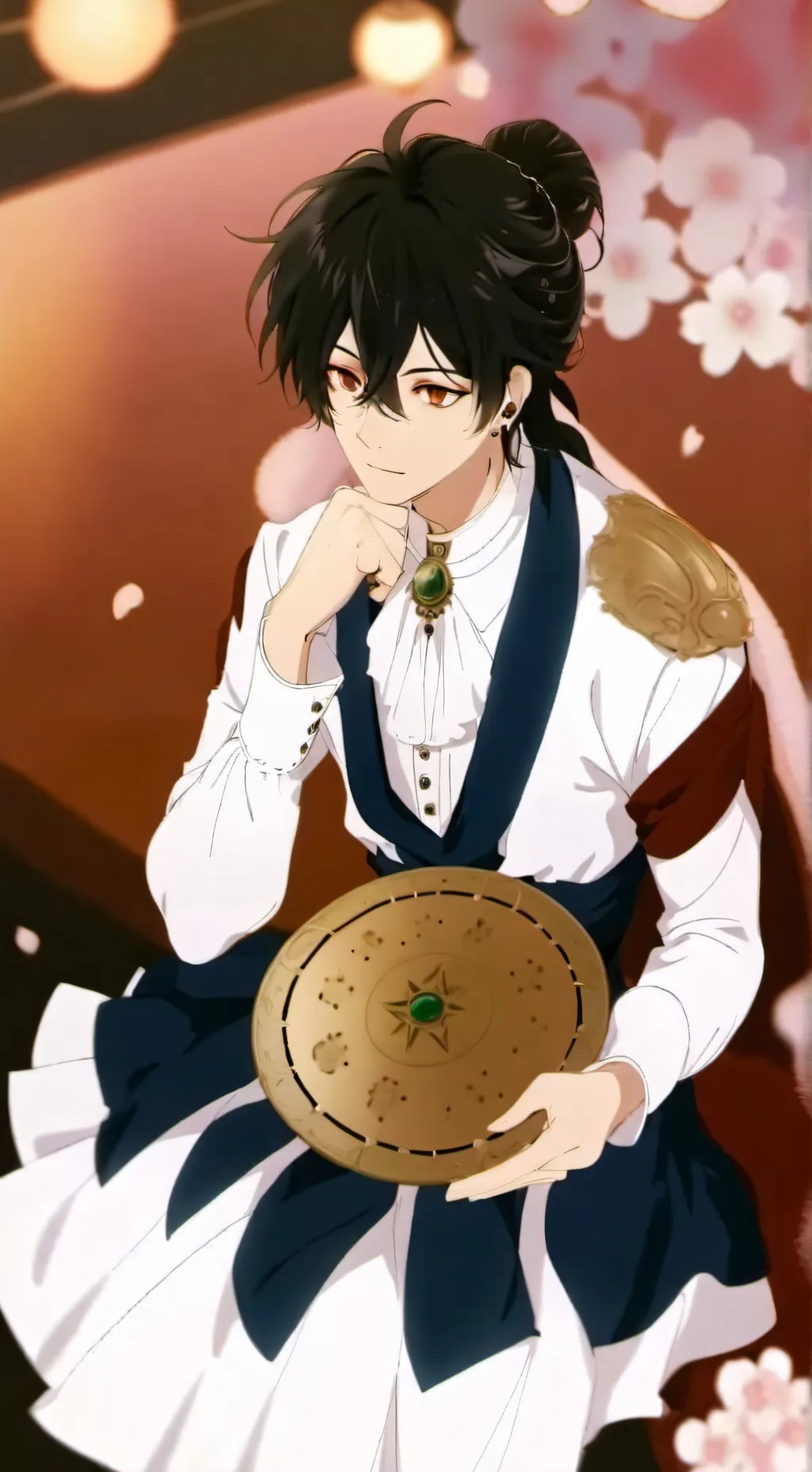 ai character: demon slayer ivre  background