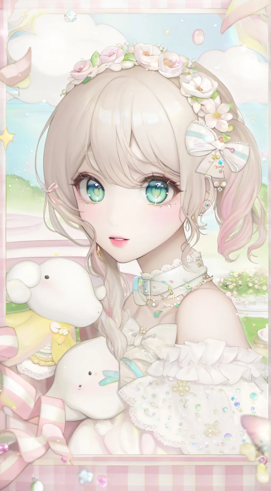 ai character: douma! background