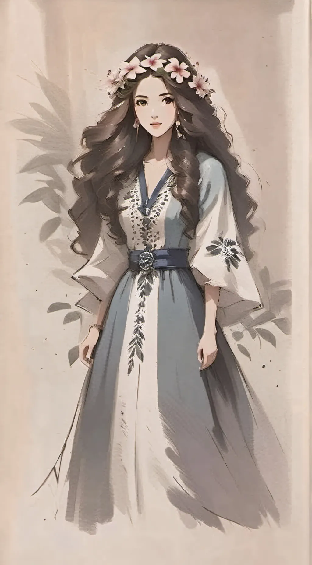 ai character: Hawaii (D.A AU) background