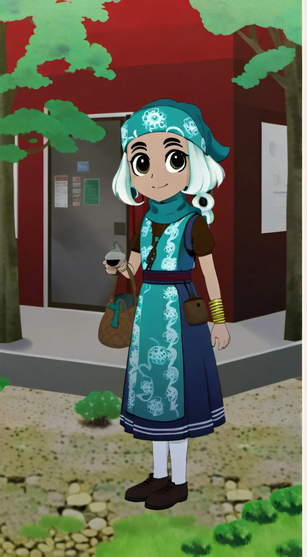 ai character: brightney background