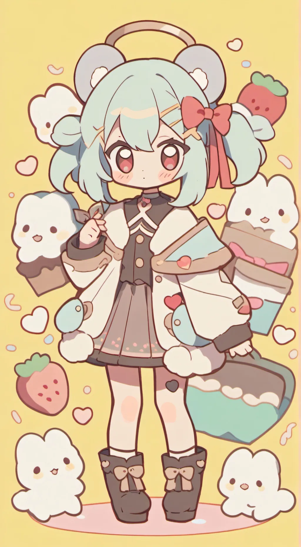 ai character: Test d'amour  background