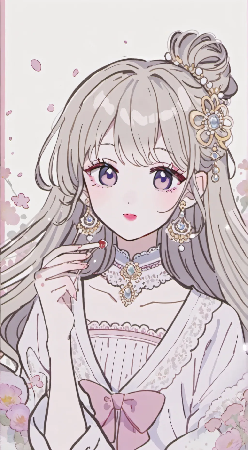 ai character: lily background