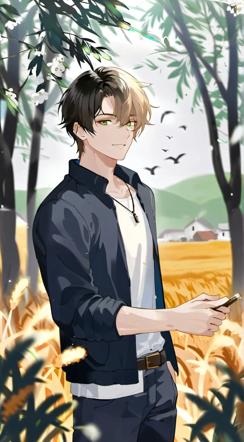 ai character: racket kip background