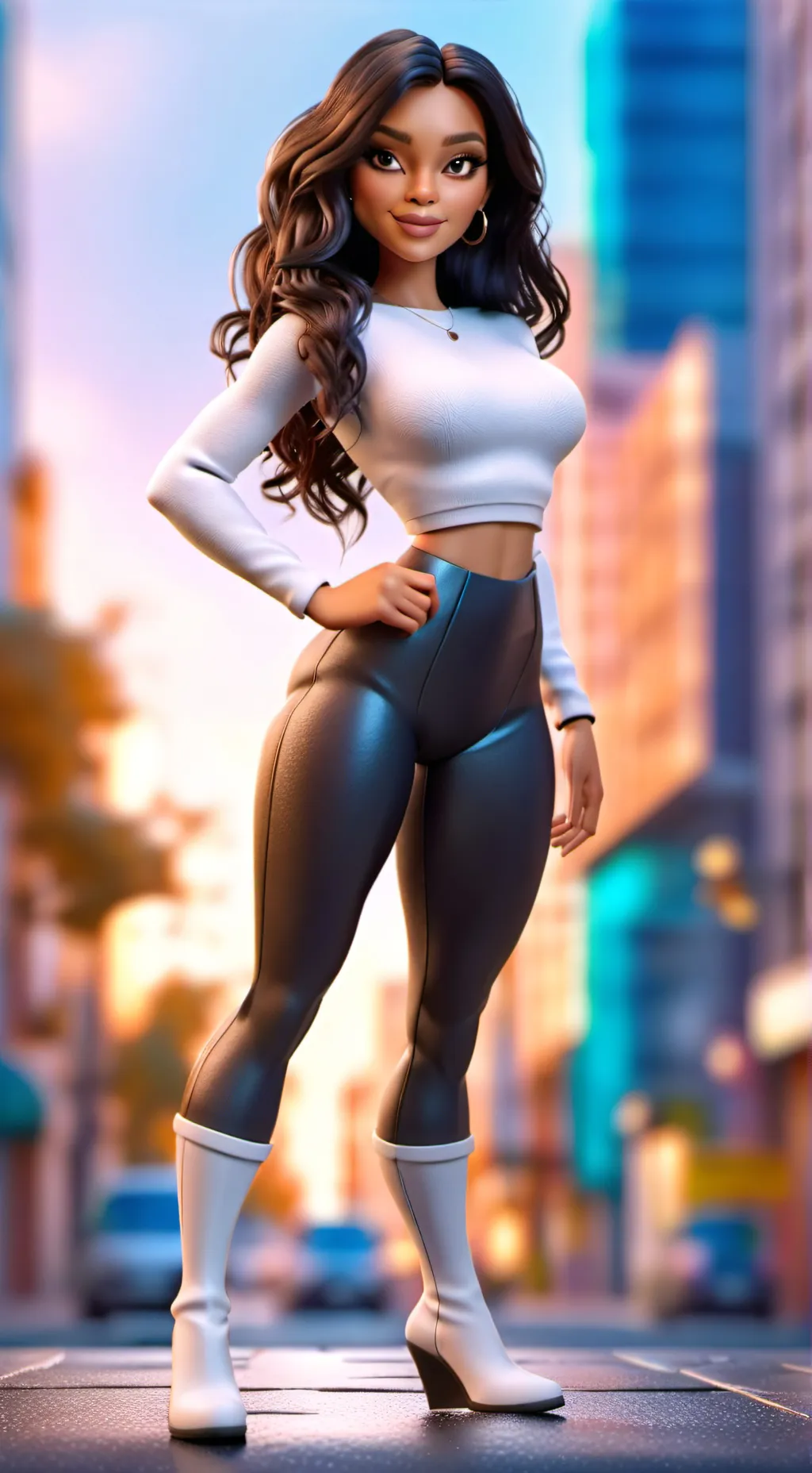 ai character: Amanda background