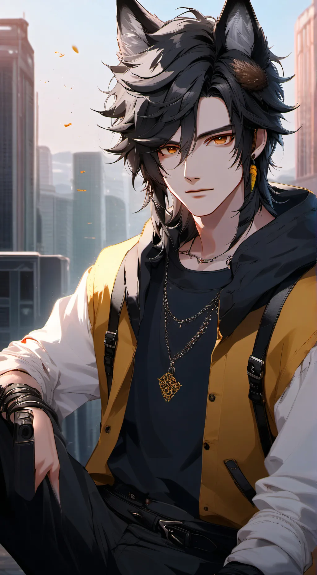 ai character: Spark background