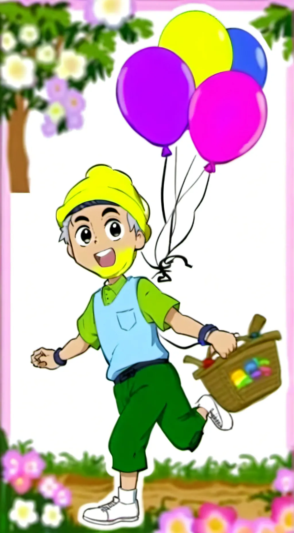 ai character: looney background