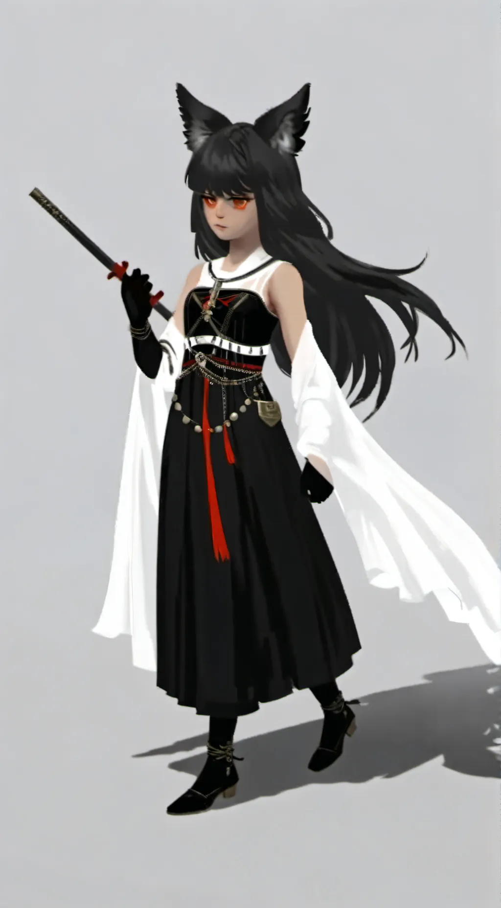 ai character: Princess shadow  background