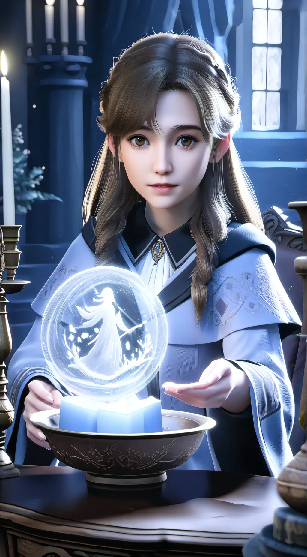 ai character: Hogwarts Legacy  background