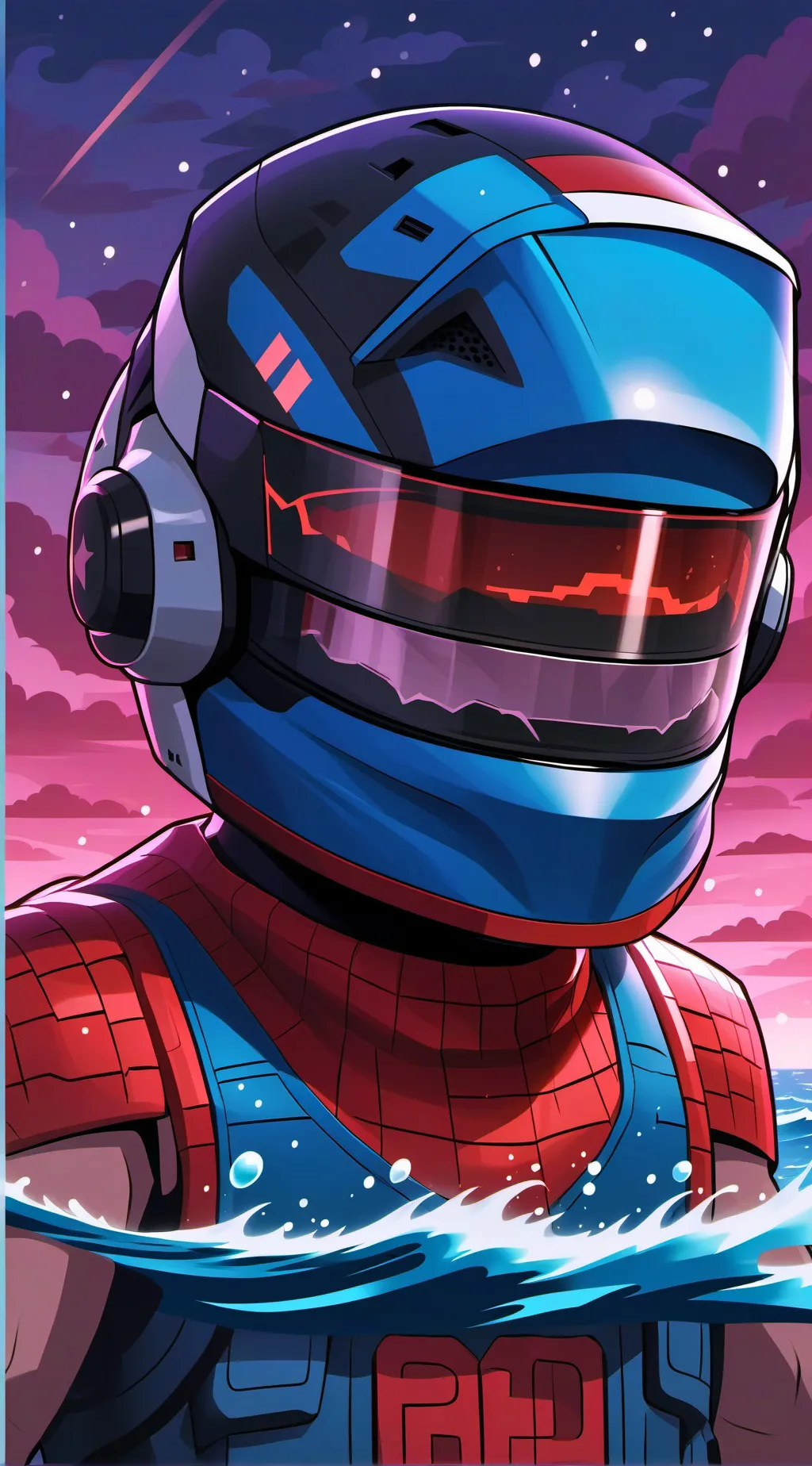 ai character: ocean terror background