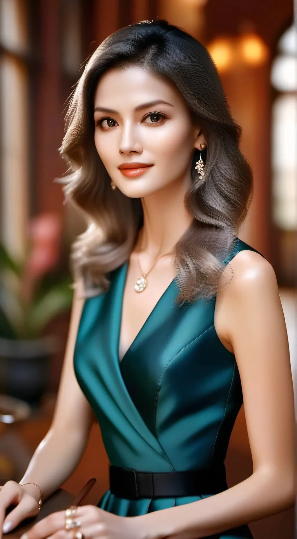 ai character: Be in the womb background