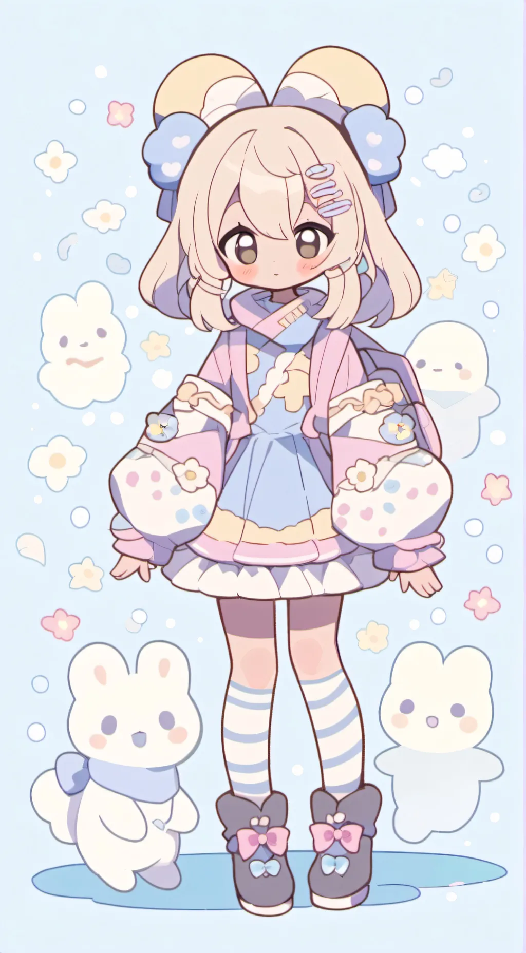 ai character: tu amiga background