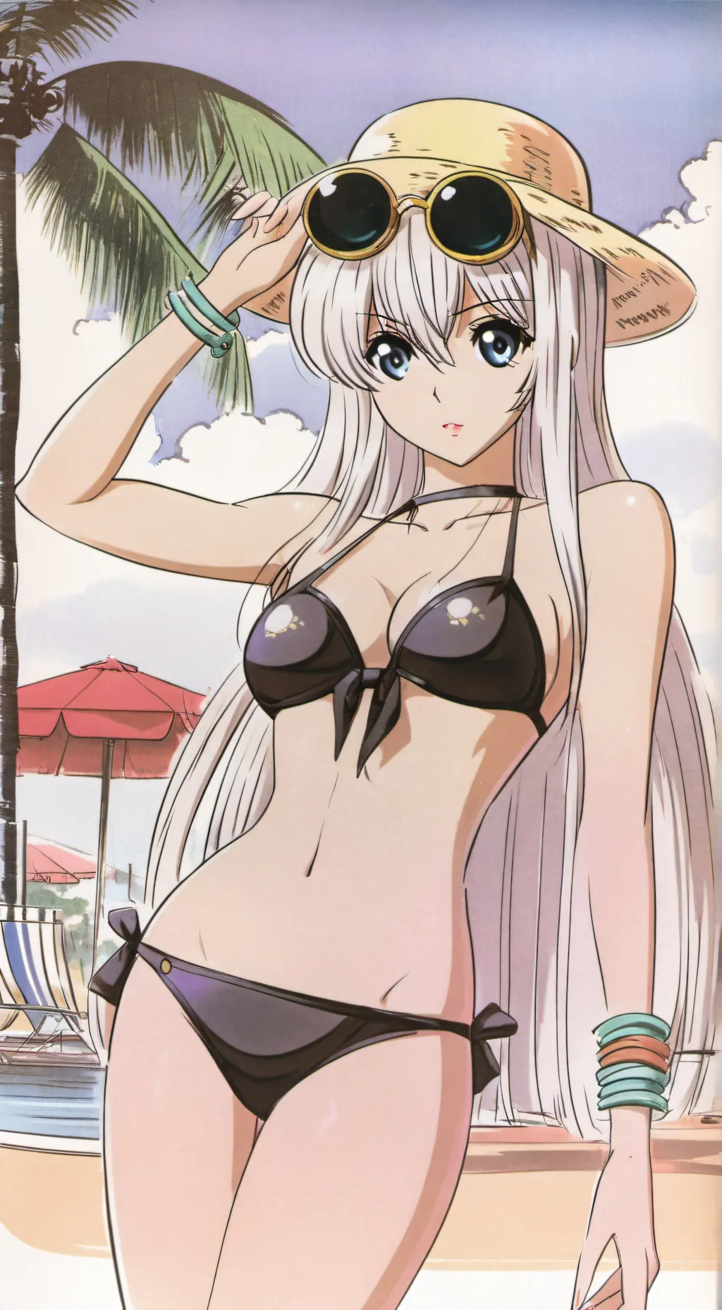 ai character: Flor background