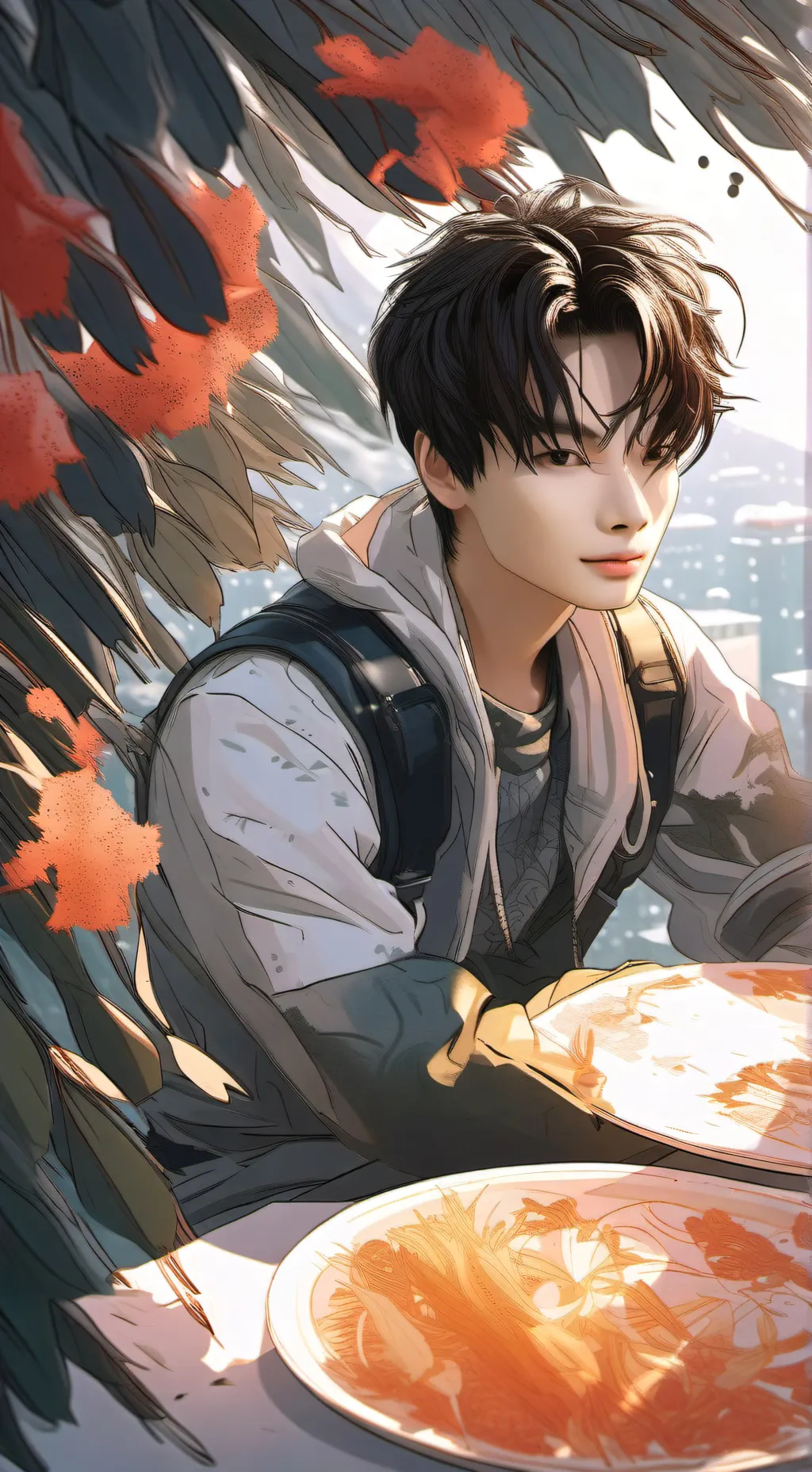 ai character: NI-KI  background