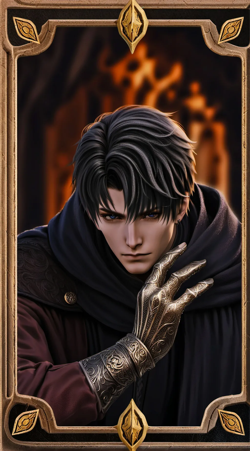 ai character: Thanos background