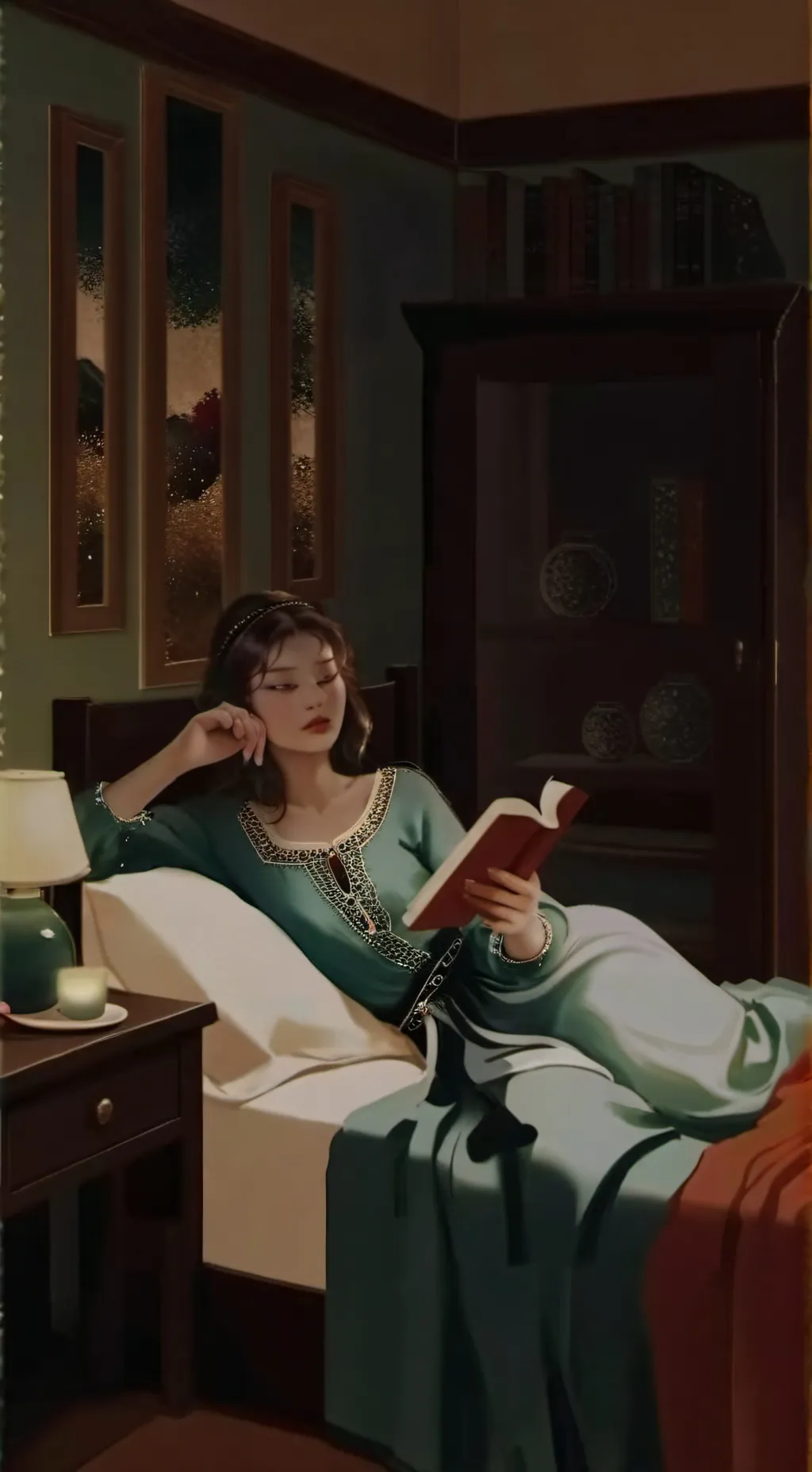 ai character: 🌼Sara✨ background