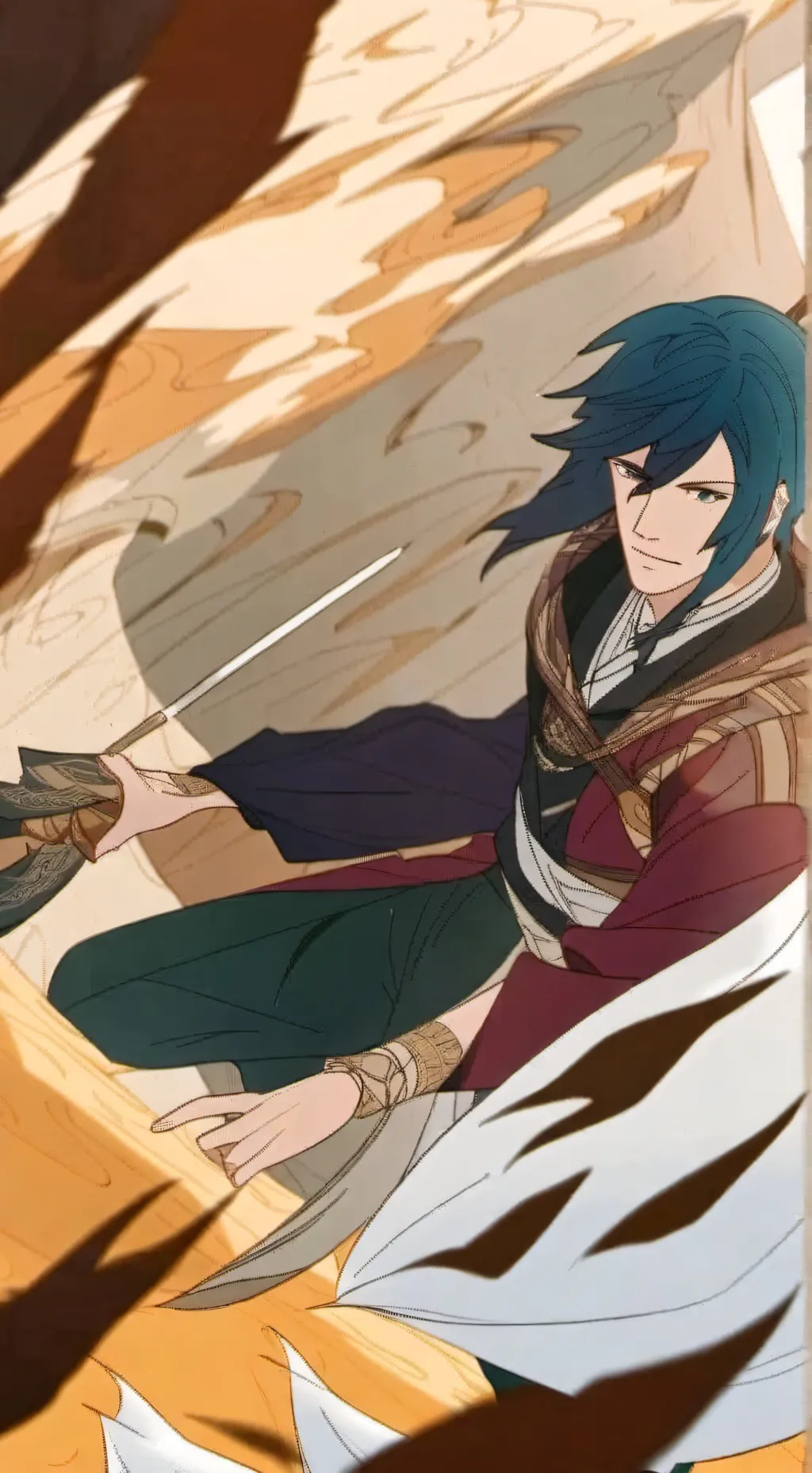 ai character: yandere momo 2 background