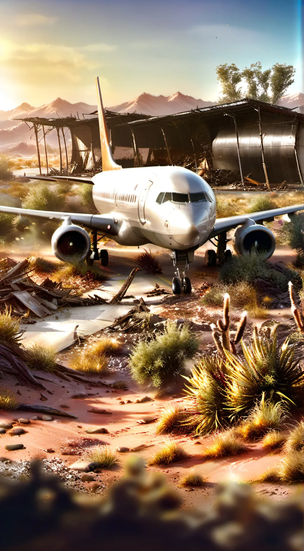 ai character: Injured titan cam background